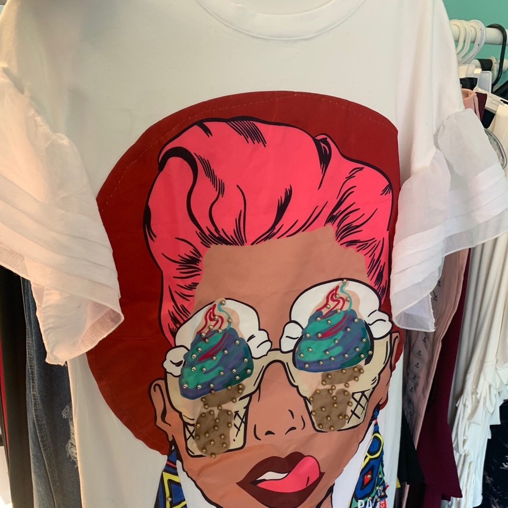 Ice cream girl shirt dress